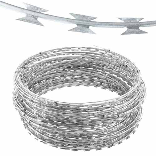 Single Coil High Quality Razor Wire Mesh Security Fence