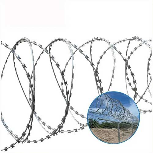 Factory Galvanized Razor Barbed Wire