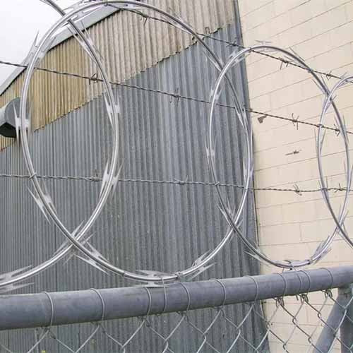 Stainless Steel Razor Wire in 450mm and 550mm Coil Diameter