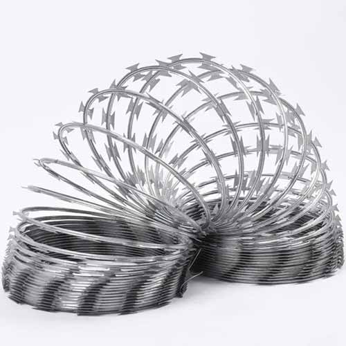 Galvanized Concertina Razor Barbed Wire for Perimeter Security Low Price High Quality Fencing