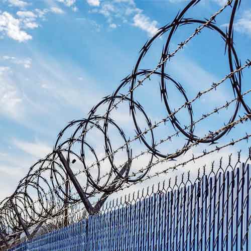 Easy Install Spiral razor Blade Barbed wire For Physical Barrier