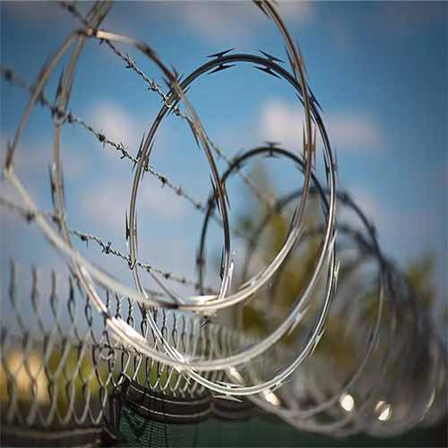 Hot Selling Strong Razor Barbed Wire High Quality Steel Galvanized Finish for Security and Ornamental Purposes