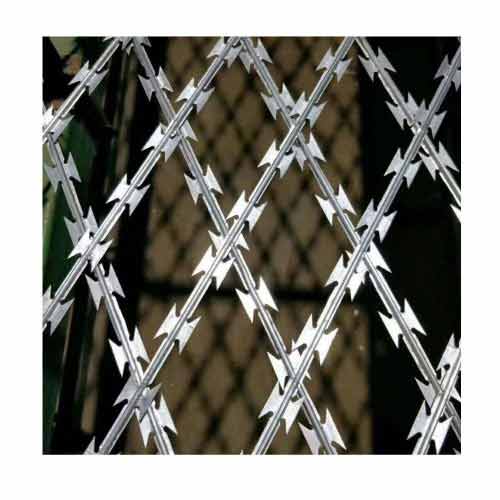 PVC Coated Razor Wire - Added Durability & Visual Deterrence